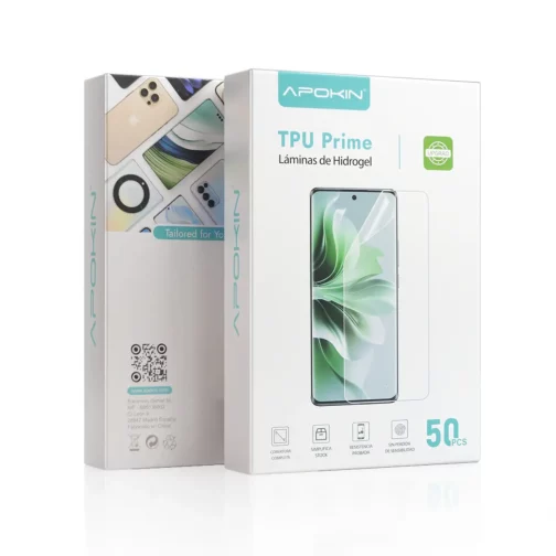 Pack 50 Láminas de Hidrogel TPU Prime Apokin