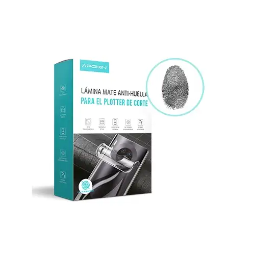 Lámina Mate Anti-Huella Apokin para Plotter de Corte