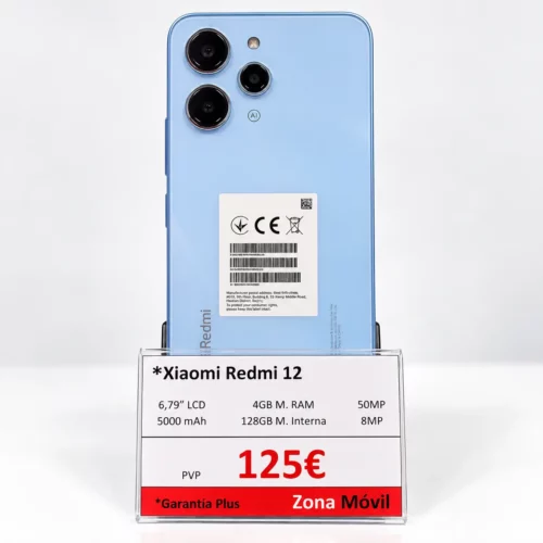 Xiaomi Redmi 12 4 GB + 128 GB Azul Cielo