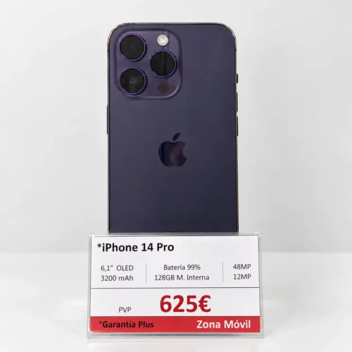 iPhone 14 Pro 128 GB Morado Oscuro