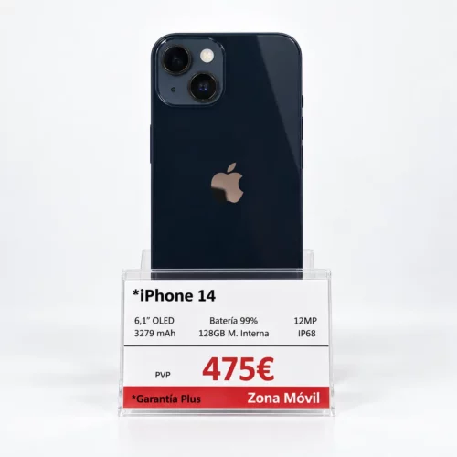 iPhone 14 Negro Medianoche 128 GB