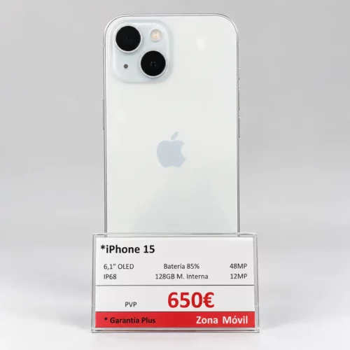 iPhone 15 128 GB Azul claro