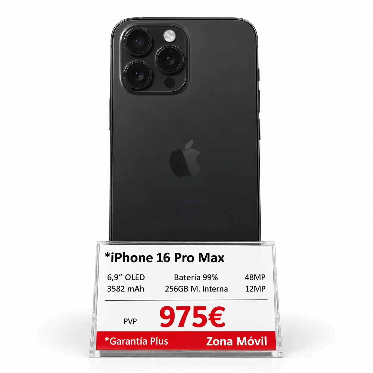 iPhone 16 Pro Max 256 GB Titanio Negro