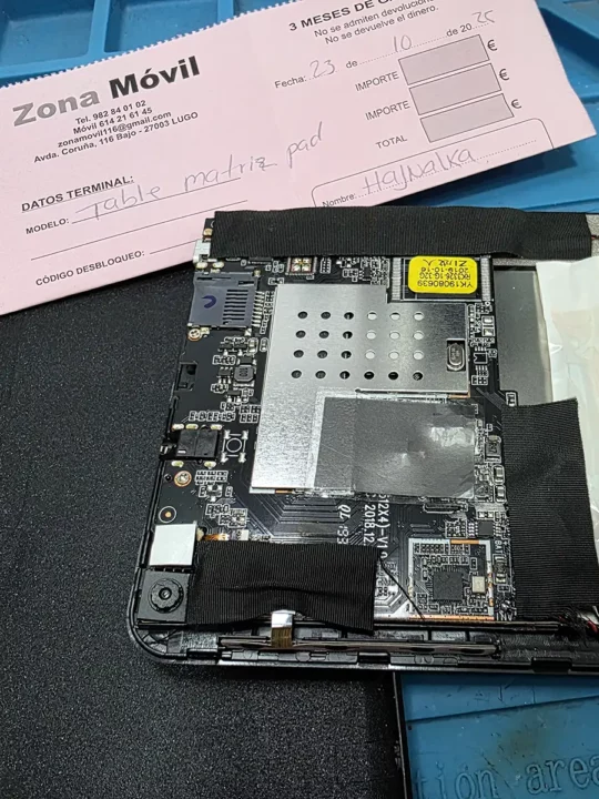 Reparación tablet