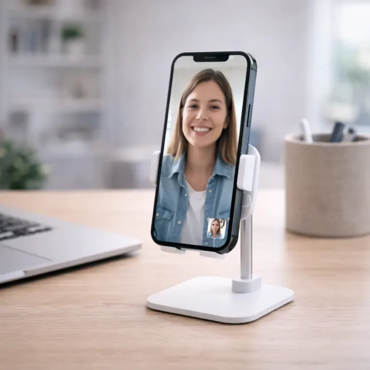 Soporte sobremesa para móvil